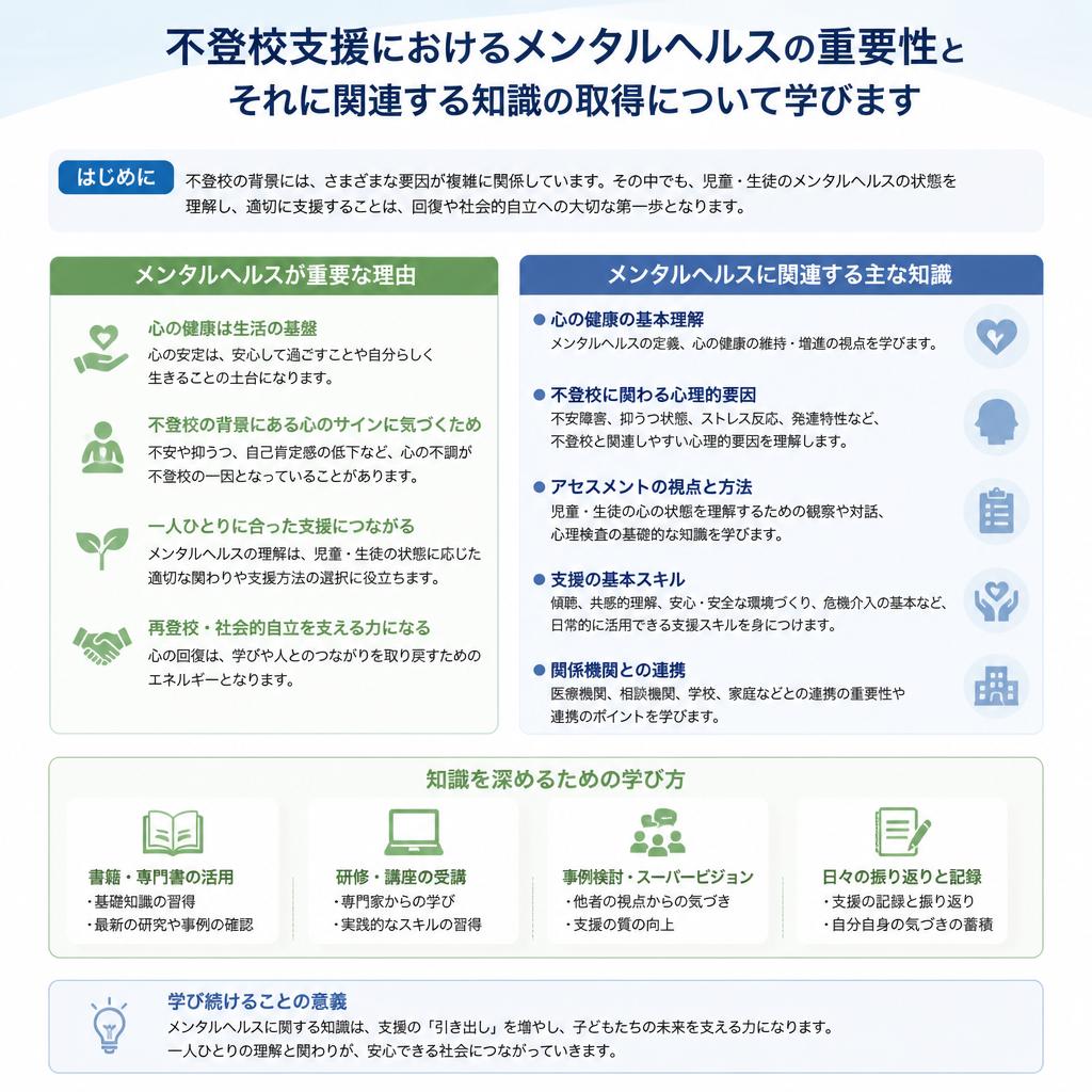 メンタルヘルスへのアプローチ