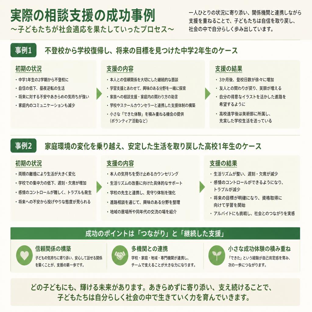 事例紹介: 相談支援の成功事例
