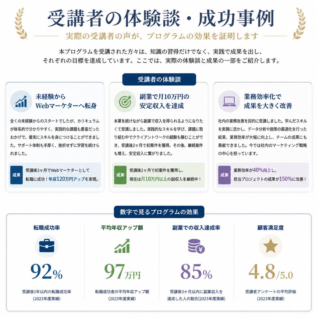 4. 受講者の声