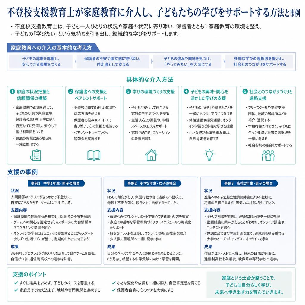 家庭教育への具体的なアプローチ