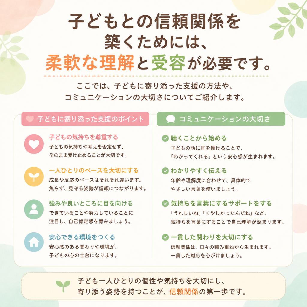 子どもとの関係構築のために必要な知識