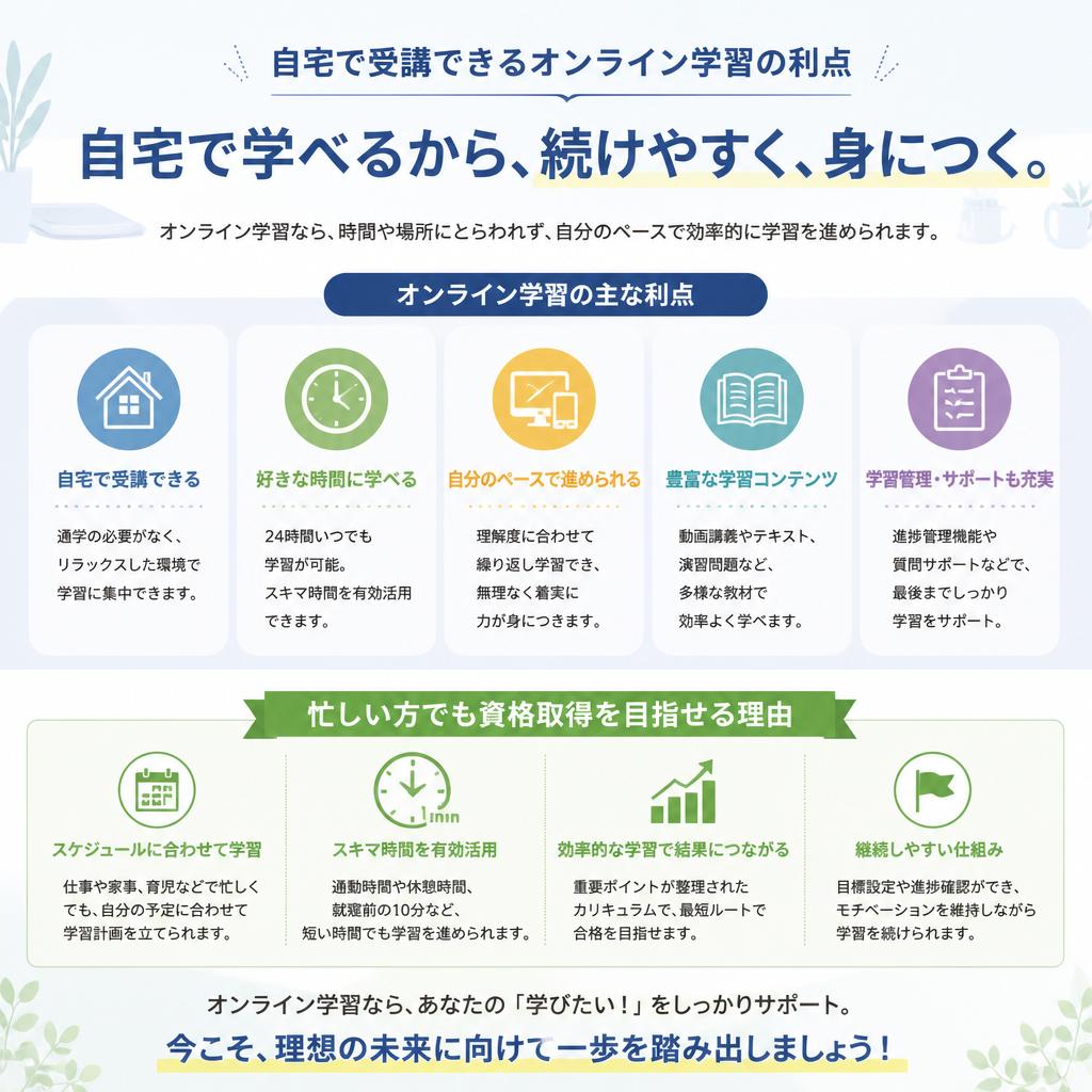 オンラインで学ぶ理由