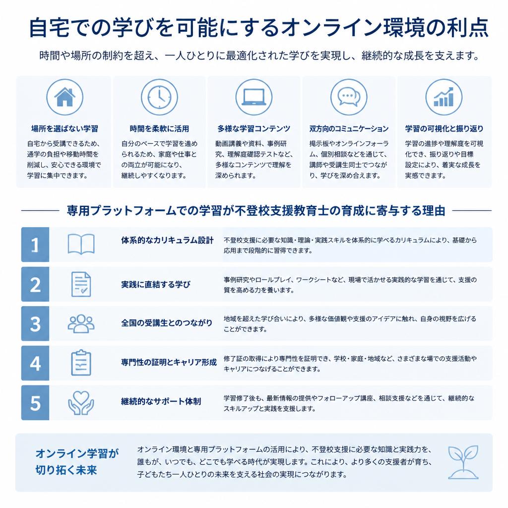 オンライン学習のメリット