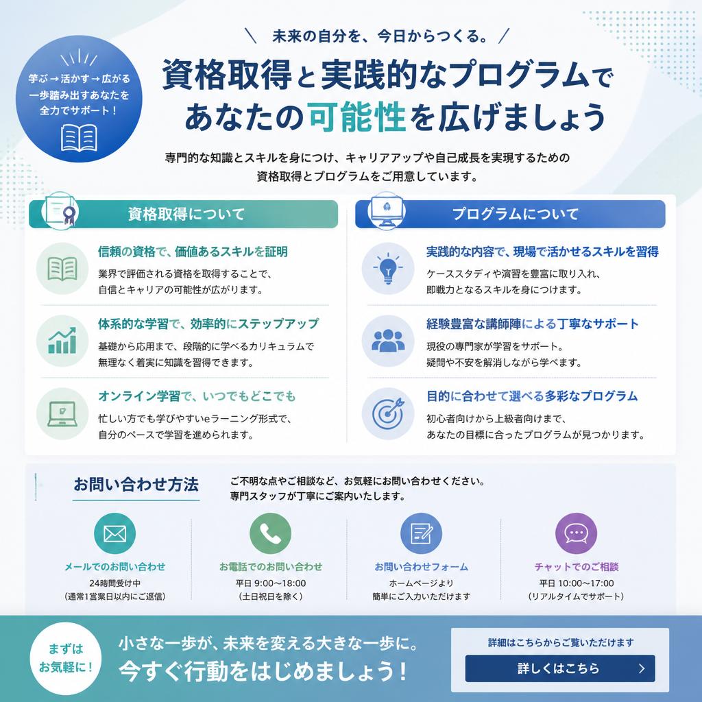 今すぐ問い合わせを！