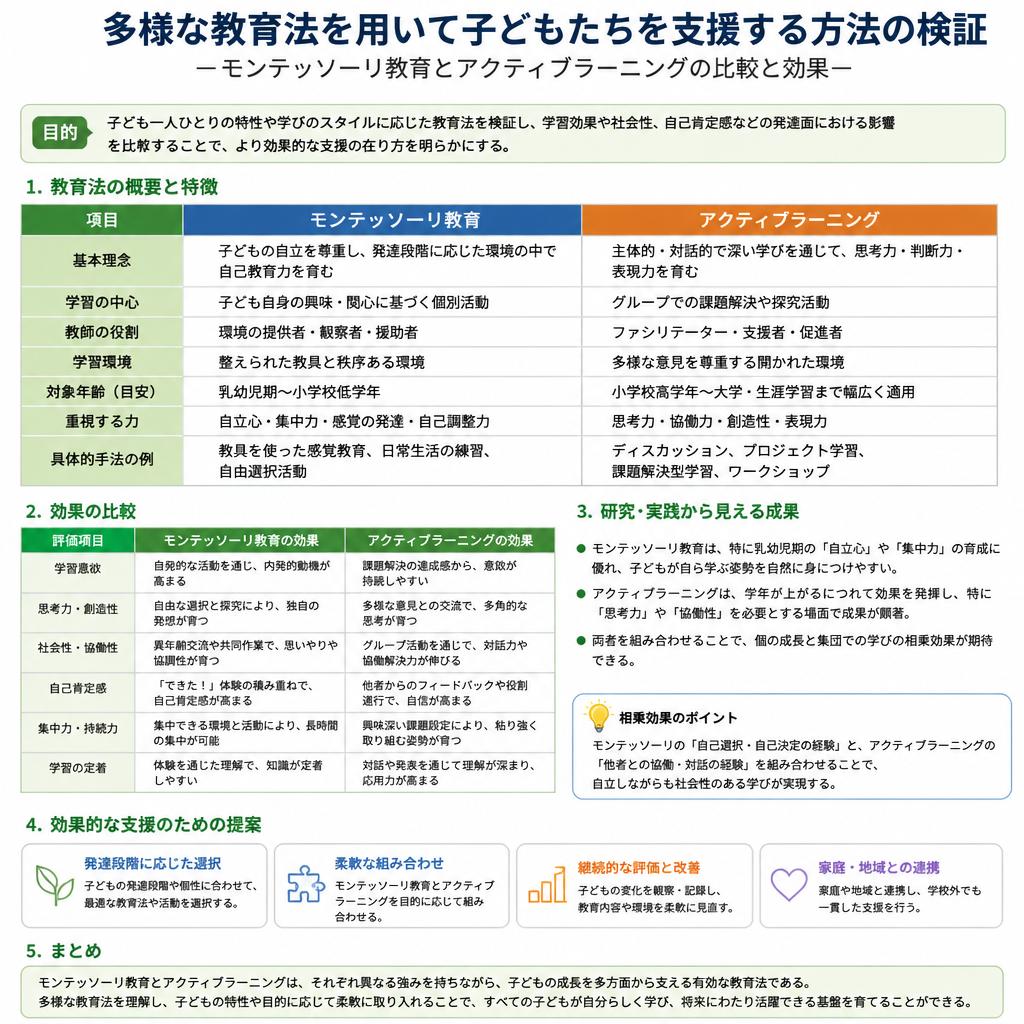 多様な教育法の紹介