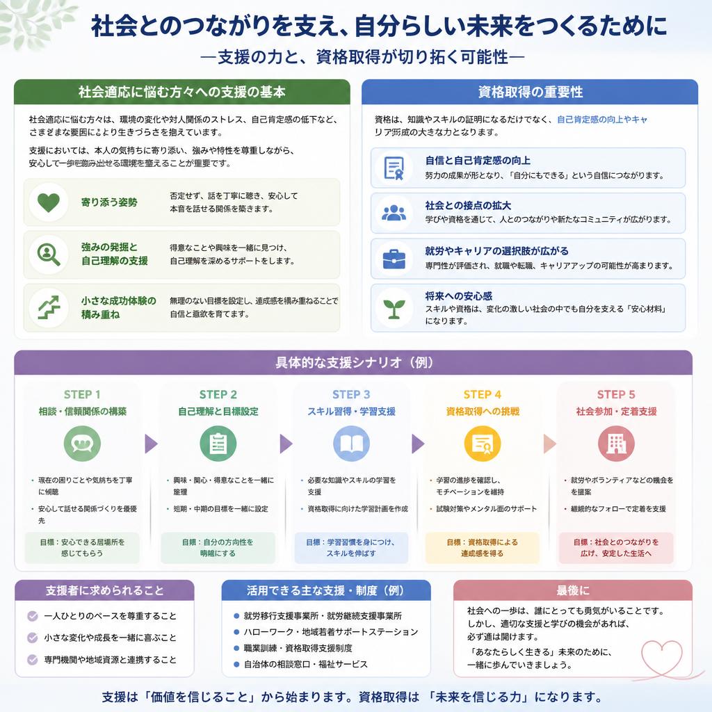 社会適応に向けたサポート