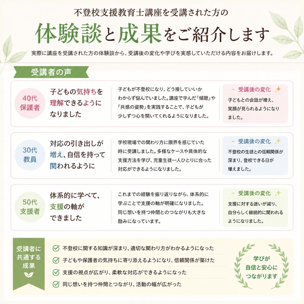 受講者の声